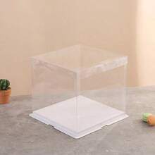 10 Inch Clear Gift Box Without Ribbons, For Birthday Party Decoration,Christmas Valentine Day - Multicolor - View 4