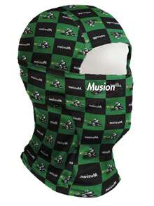 1 件骑行原创拉法帽时尚印花骑行面罩户外运动头巾登山跑步徒步头带围巾