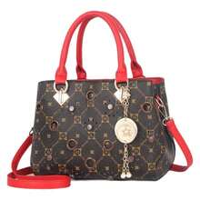 Women Top Handle Bags - Z字咖啡色 - 查看 5