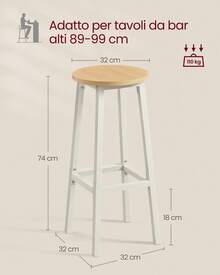 Kitchen Chairs - Khaki - View 5
