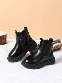 1双儿童秋冬新款软底时尚百搭户外防滑经典小皮靴