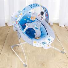 Portable Baby Bouncer For Infant,Modern Baby Bouncer Seat,Infant Bouncers With Music For Babies 0-6 Months Up To 20 Lbs Lightweight For Indoor And Outdoor As Hallowee & Christmas Gifts - 藍色 - 查看 1