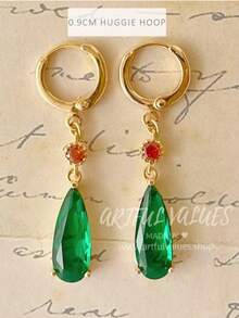 Cosplay Earrings, Drop Earrings, Anime Earrings, Howl&Sophia Earrings - Multicolor - View 3
