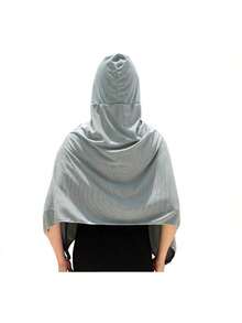 1 pieza Capa de enfriamiento con gorra, súper absorción, secado rápido súper fino de doble color de fibra de carbón de bambú frío, utilizado para deportes al aire libre, protección solar, playa, fitness, senderismo y otra protección solar prolongada, capa. Textiles de tecnología moderna, tejido de dos colores, 100% poliéster, excelentes toallas de playa de enfriamiento para clima caluroso. - Multicolor - Ver 8