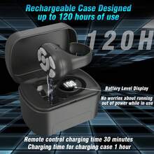 1pc Round Wireless Remote Control, Scrolling Ring With Battery Level Display, For E-Book Reading, Video Scrolling, And Camera Shutter - USB Rechargeable, Long-Lasting Lithium Polymer Battery, Portable Slouchy Operation Mode, Compatible With IPhone, IPad, Android Devices Suitable For Summer Vacation, Travel Holiday, Portable Camera Shutter Wireless Shutter