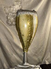 50 Stücke/Set riesige Champagner Bierkrug Jubelballons aus Aluminiumfolie, Aluminiumfolie Flaschenballons geeignet für Bier Themen Damen und Herren Geburtstag, Junggesellenabschied, Jahrestag, Abschlussfeier Dekorationen, Feiertags Zubehör, 10 Zoll Avocado Grün Perlweiß Gold Latex Ballons geeignet für Geburtstags Party Dekoration Ballons - Verschiedenfarbig - Übersicht 9