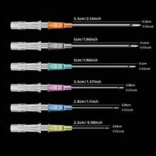 穿刺导管针 14G 16G 18G 20G 22G 24G 耳鼻穿刺工具 空心唇舌肚脐软骨穿刺套装 穿刺用品 - 銀色 - 查看 5
