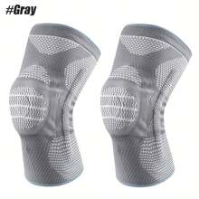 2PCS Professional Knee Braces With Patella Gel Pad & Side Stabilizers For Men Women, Knee Compression Sleeves For Sports, Basketball, Football, Running, Cycling, Volleyball, Tennis, Badminton - Multicolor - View 20