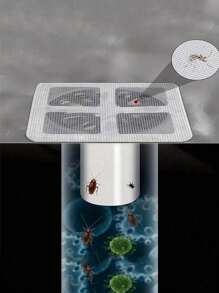 1/20/50pcs Silicone Floor Drain Anti-Odor Toilet Anti-Smell Thickened Hair Sink Bathroom Sewer Anti-Clogging Hair Filter Screen Bathroom Hair Anti-Clogging Suction Cup Floor Drain