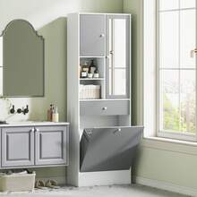 Bathroom Vanities & Medicine Cabinets - Grey - View 8