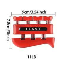 Fortalecedor de dedos, ejercitador de dedos para fortalecer el antebrazo y la mano, equipo de entrenamiento de agarre manual para músicos y escalada en roca - Multicolor - Ver 15