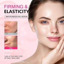 KOEC 100根微针胶原蛋白精华，紧致保湿，打造柔嫩透亮肌肤，粉色精华，强韧肌肤 - 粉色 - 查看 3