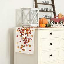 1/25 szt. Jesienny motyw, klony, bieżnik z nadrukiem liści, odpowiedni na imprezy festiwalowe, bankiety urodzinowe, dekoracja kuchni i jadalni, meble i tekstylia domowe. To wielofunkcyjny wystrój domu odpowiedni na wszystkie pory roku, idealny na imprezy i dekoracje festiwalowe, a także doskonały prezent dla rodziców i przyjaciół. - ZQ-159 - Zobacz 12