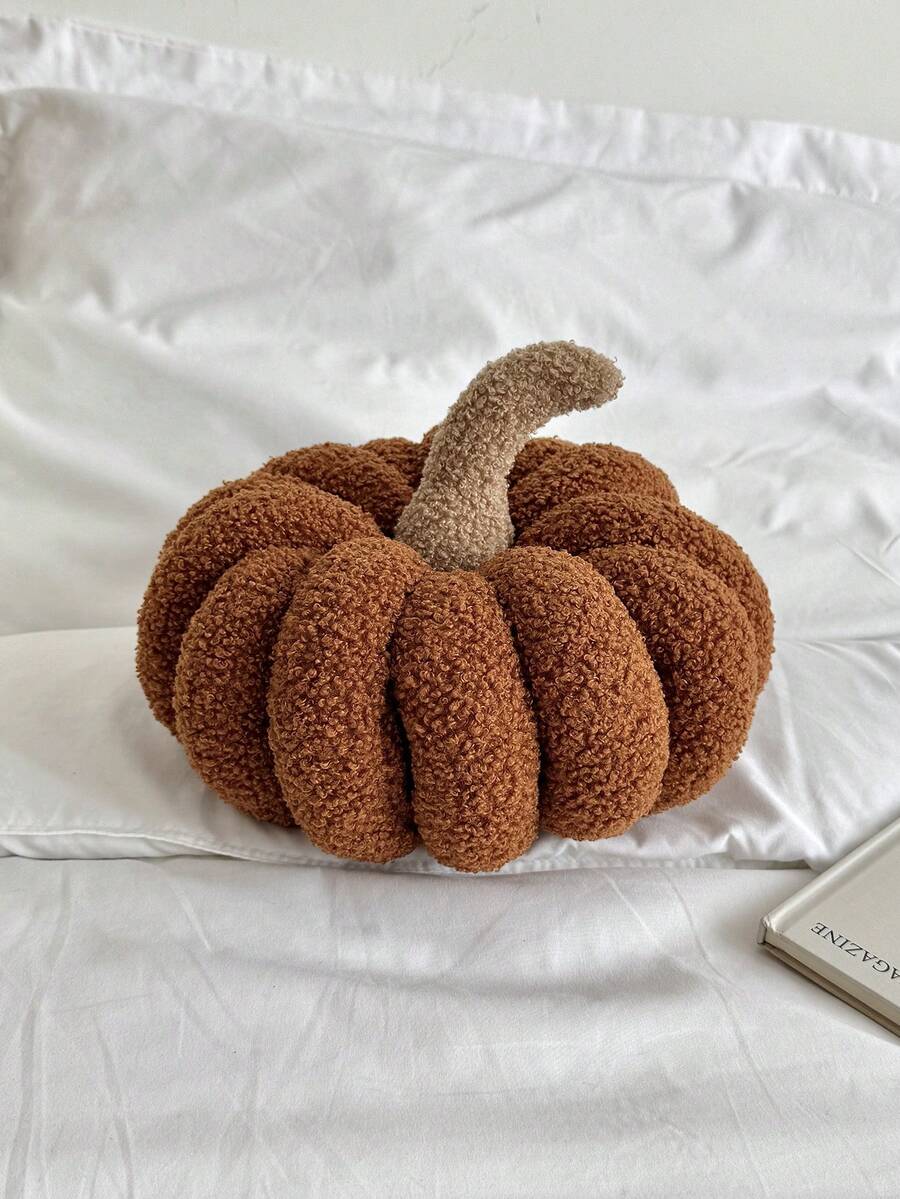 1 件手工针织南瓜装饰枕头，温馨感恩节氛围装饰枕头，创意装饰礼物，适合所有季节