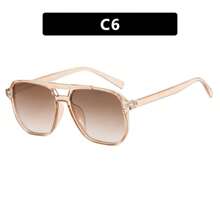 1 件运动户外 Y2K 复古时尚眼镜夏季时尚眼镜配件适合驾驶、海滩度假和户外旅行，海滩配件眼镜时尚眼镜，街头风格，嘻哈优雅日常适合耳机时尚配饰具有个性化和防晒功能 - 咖啡棕 - 查看 12