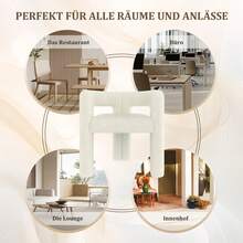 Ergonomischer Sessel mit Premium Teddy Flor, Einzigartiges Design, maximaler Komfort & vielseitig einsetzbar Moderner Allrounder-Sessel Robust, stylisch & blitzschnell montiert