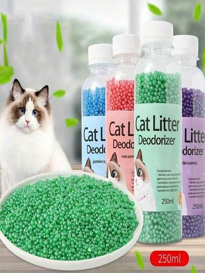 One 250ml Bottle Of Cat Litter Deodorant,Instantly Eliminate Odors And The Smell Of Urine,99.9% Odor Elimination,Pet Deodorant, Suitable For Cats.,Pet Air Freshener,It Is Also Applicable To Other Small Animals