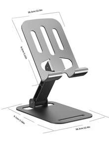 A Metal Phone Holder With A Rotating Folding Desktop Phone Holder - Multicolor - View 10