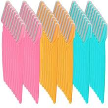 Eyebrow Razor Eyew Razor 54 Pcs Eyew Razors Wit Safety Cover Face Razor  Women And Man Smoots Away Peac Fuzz Ea To Use Eyew Knife  Trimming And Saping Eyews 3 Colors - như hình ảnh - Xem 1