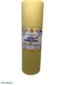 BearNaturalOrganics Pure Natural Beeswax Pillar Candle 2 Inch X 6 Inch