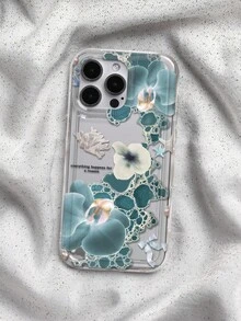 Custodia telefonica trasparente con stampa di fiori di ibisco corallo, compatibile con iPhone 16/11/12/13/14/15/15Pro/15Plus/15ProMax/7Plus/8Plus/X/XsMax/Xr/11Pro/12Pro/13Pro/14Pro/12Mini/13Mini/11ProMax/12ProMax/13ProMax/14Pro Max/14Plus/6/6S/6Plus/7/8/16Pro/16Plus/16ProMax/SE e Galaxy/A54/A14/A12/A13/A15/A32/A33/A24/A52S/S20/S21/S22/S23/S24/S23Plus/S24Ultra/S25/A15/A33/A23, impermeabile, antiurto, resistente ai graffi - Multicolore - Visualizzare 3