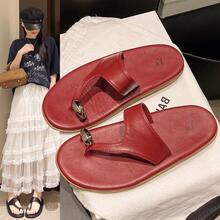 Women Flats - Wine Red [counter Version] - View 4