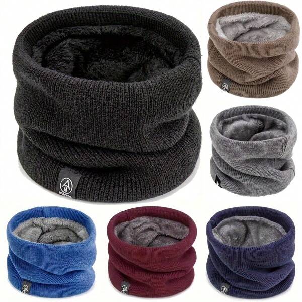 1 Stück Halstuch Schal Hals Warme Gesichtsmaske für Herbst und Winter, warmer Samt, multifunktionale Gesichtsmaske, geeignet für Outdoor-Sport und Radfahren, mit verschiedenen Farben zur Auswahl, unisex Halsschutz, lässiger Sportskragen