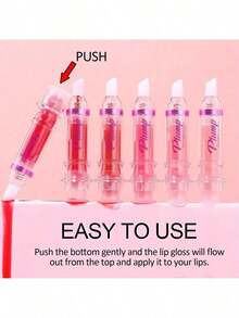 Lip Plumper Gloss, Natural Spicy Lip Plumping Booster Lip Plumping Oil, Ultra-Hydrating & Nourishing Plump And Pout Lip Plumper, Glossy Finish Fuller Lip Plumping Lip Gloss For Women Girls - 06# - 查看 2