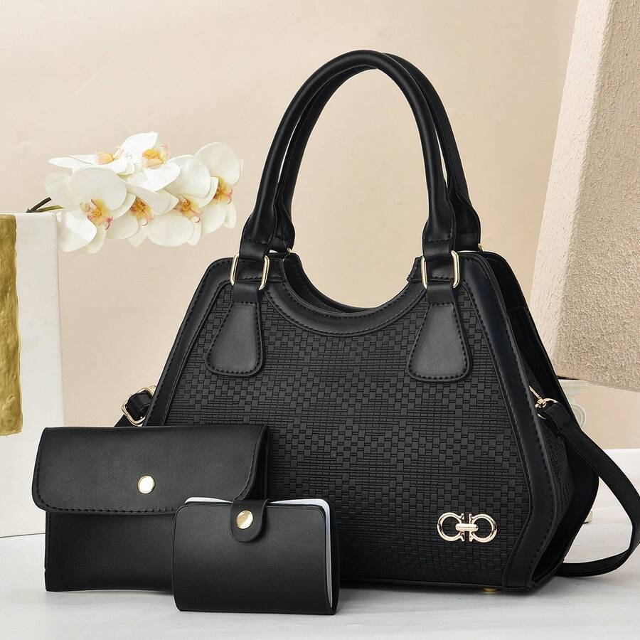 Women Bag Sets - 黑色 - 查看 1