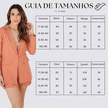 Women's Elegant Blazer And Short Set - Mocha Brown - View 11