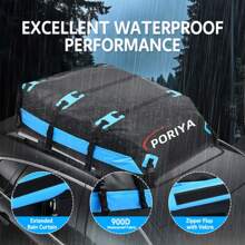 PORIYA Car Roof Top Rack Roof Bag 450L Cargo Carrier Waterproof Luggage