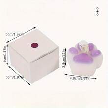 6pcs Cat Paw Shaped Candles, Creative Fragrance Candles Home Decor, Suitable For Gifts, National Day, Birthday Party, Valentine's Day, Back To School, Candlelight Dinner In Living Room, Bedroom, Bathroom