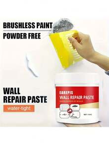 Home Decor Wall Repair Paste Kit - No Experience Needed, Easy To Apply And Sand For Smooth Wall Restoration, Waterproof And Anti-Crack, Convenient Installation - Multicolor - View 12
