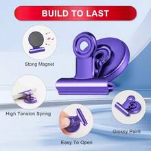 QY DIYSELF 20 Pack Magnetic Clips Magnets Clips Strong Refrigerator Magnets Magnetic Clips Heavy Duty For Refrigerator Classroom Office Kitchen Magnets For Whiteboard 5837 - Nhiều lớp bóng - Xem 6