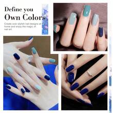 LIMEGIRL 4pcs Gel Nail Polish Set, Four Seasons Colors Collection, Long-Lasting, Soaking Gel Nail Polish Set,Gel Nail Kit Manicure DIY Nail Art Salon Home Gift For Women - 彩色 - 查看 4