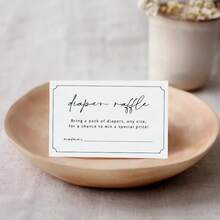 50 قسيمة يانصيب حفلة الحفاضات لحفلة استقبال المولود، بطاقات يانصيب حفاضات بيضاء، لعبة ممتعة لحفلة استقبال المولود للبنت أو الولد، محايدة الجنس، بسيطة