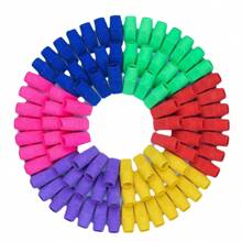 150er Pack bunte Bleistift-Radiergummis, Radiergummi-Kappen für Bleistifte, Schulmaterial, geeignet als Radiergummis für Lehrer