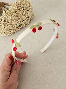 Tiara cereja arco cerejinha de menina Arquinho de cabelo infantil dia das crianças