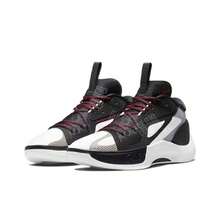 Nike Zapatos de baloncesto Jordan Zoom Separate PF Doncic de puntera redonda con cordones, de tela y cuero sintético, con amortiguación TPU, antideslizantes, duraderos y de soporte, de media altura, versión nacional, hombre, negro y blanco