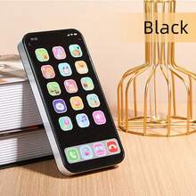 1 件儿童逼真苹果智能手机音乐手机，多模式触摸屏，男孩和女孩的益智玩具，生日礼物 - 彩色 - 查看 14