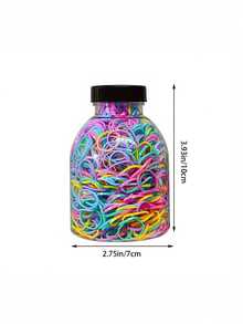 1 Jar Of Approx. 1000pcs Colorful Black And Spring Colored Hair Ties, High Elasticity Hair Ties Packaged In A Jar, Disposable Hair Elastics In Colors, Suitable For Girls' Hairstyles Accessories,Hair Accessory,Hair Accessories,Hair Accessories For Women,Fall,Travel,Hair Tools,Accessories Women,Hair Stuff,Fall,Hair,Hair Accessories,Hair Accessories For Women,Travel,Hair Accessory,Hair Accessories Women,Hair Tools,Hair Stuff,Stuff,Beauty Accessories,Gifts,Travel,Gifts For Women,Hair Stuff,Stocking Stuffers,Stocking Stuffers,Stocking Fillers,Stocking Stuffers For Women,Stocking Fillers Women, Gifts,Gifts, Stocking Fillers,Gifts For Women,Gift, Gift,Stocking Stuffers For Adults,Stocking Fillers For Adult,Hair Stuff,Women's Accessories,Stocking Stuffer,Coming-Of-Age Hair Accessory, Hair Accessories,Gift Ideas For Women,Beauty Stocking Fillers, Gifts For Women - Multicolor - View 8