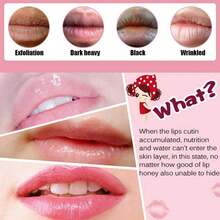 20pcs Hydrating Lip Sleeping Mask & 5 Moisturizing Gel Lip Masks With Hyaluronic Acid & Resveratrol – Deep Moisture For Chapped Skin With A Soft, Glossy Finish - 粉色 - 查看 7