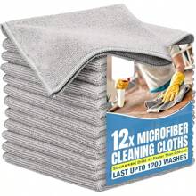 10/20/30 Pieces/Pack Multi-Color Cleaning Microfiber Towel Set - Various Quantities To Choose From, Kitchen, Bathroom, Home, Housewares