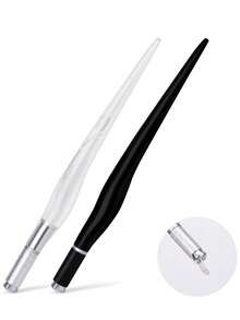 1 buah Pensil Alis PCD, Pena Tato Semi-Permanen Ringan, Pensil Alis Kepala Silang, Alat Tato Sulam Alis Kelas Atas - MultiWarna - View 6