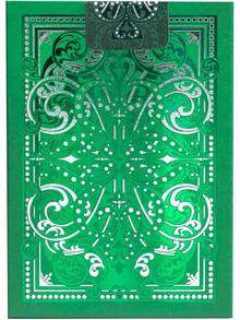 TendenciaBicycle Baraja Jacquard Premium Plata y Verde Esmeralda,Calidad premium - 1 - Ver 3