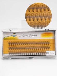 60簇单根睫毛簇 10D 6~15mm 自然妆效单根假睫毛 纤细持久睫毛延长 适合派对 睫毛自然簇 黑白盒随机发货。睫毛簇，睫毛簇，单根睫毛，睫毛，假睫毛 - C - 查看 7