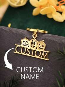 定制姓名钥匙扣、定制字母钥匙扣、您的名字钥匙扣、多种字体姓名钥匙扣、开学季小礼物