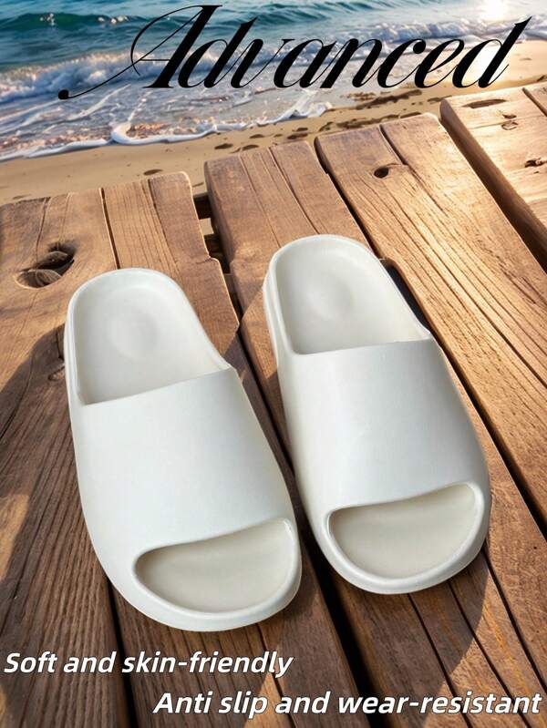 Nouvelles arrivées ! Pantoufles pour hommes simples et , polyvalentes pour un usage quotidien casual. Fabriquées en matériau EVA, douces, confortables, légères et respirantes. Anti-dérapantes, résistantes à l'usure, anti-odeurs, séchage rapide et faciles à nettoyer dans la salle de bain. Pantoufles de maison et d'extérieur casual unisexes