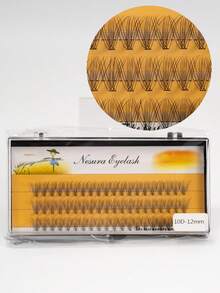 60簇单根睫毛簇 10D 6~15mm 自然妆效单根假睫毛 纤细持久睫毛延长 适合派对 睫毛自然簇 黑白盒随机发货。睫毛簇，睫毛簇，单根睫毛，睫毛，假睫毛 - C - 查看 14