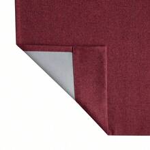 4-Piece Twill Blackout Curtain Set, Rod Pocket, Luscious Merlot, 27.5 X 95 Inches - lusciousmerlot - View 3